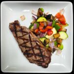 12oz grilled NY Strip with vegetables