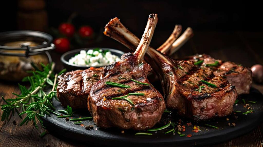 juicy grilled lamb chops