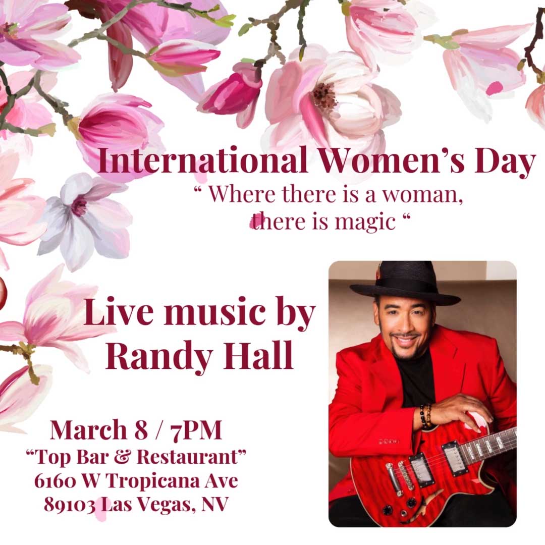 International Women's day with live music with Randy Hall