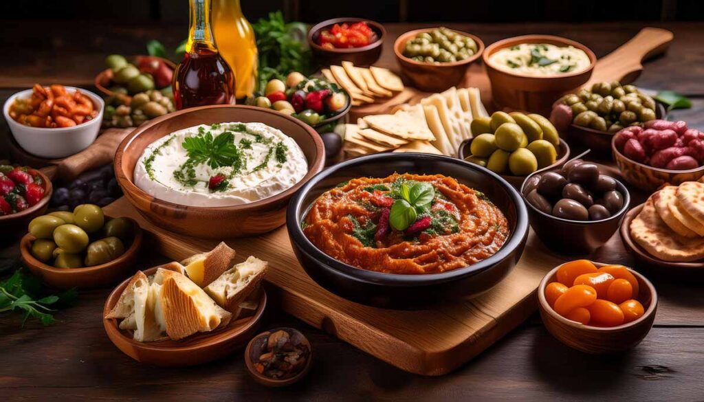 Mediterranean food ingredients